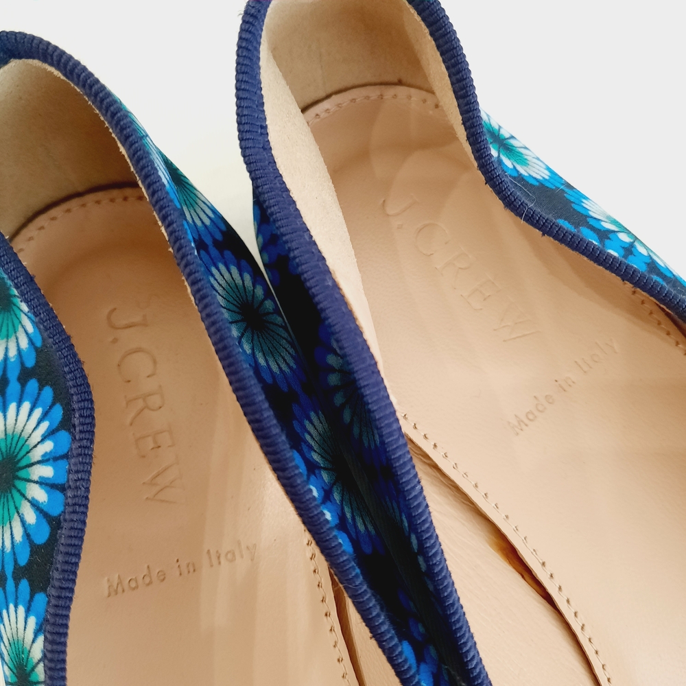 J. Crew Kiki Floral Fabric Ballet Flats 9.5 - Picture 4 of 6